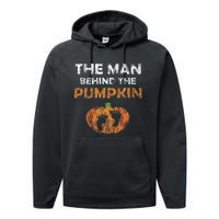 Pregnant Halloween Costume For Dad Expecting Lil Pumpkin Performance Fleece Hoodie