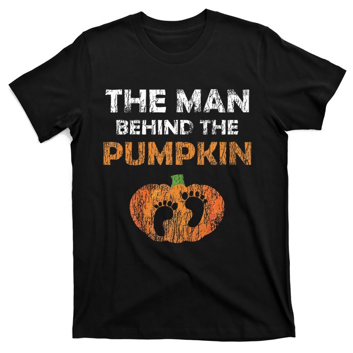 Pregnant Halloween Costume For Dad Expecting Lil Pumpkin T-Shirt