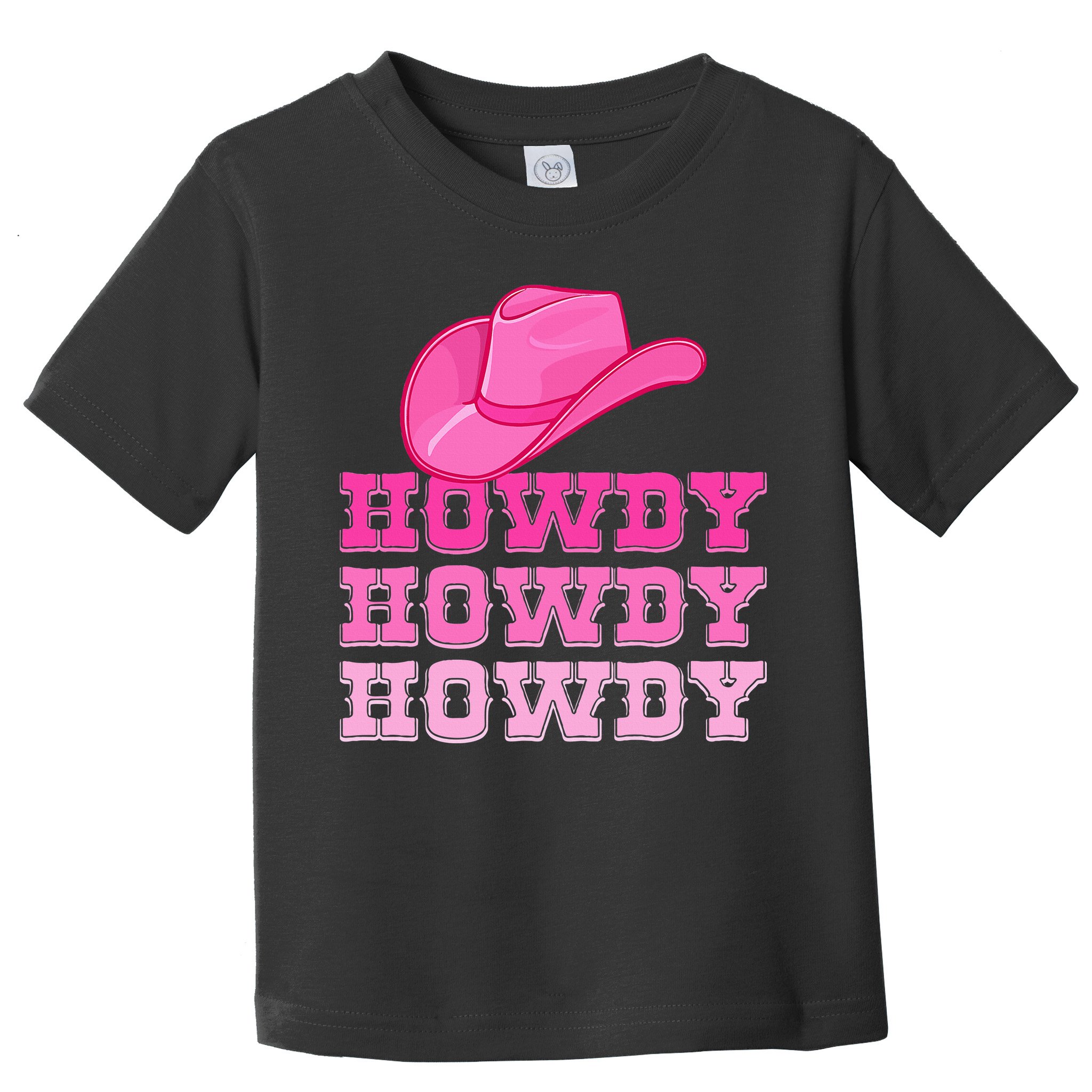 Pink Howdy Cowgirl Western Country Rodeo Toddler T-Shirt