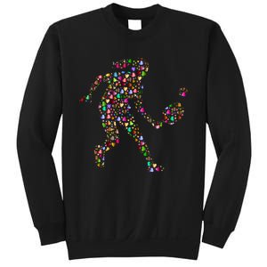 Pickleball Heart Color Sweatshirt