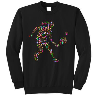 Pickleball Heart Color Sweatshirt