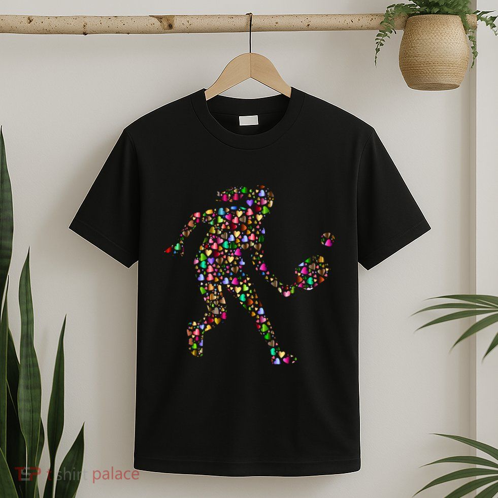 Pickleball Heart Color T-Shirt