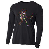 Pickleball Heart Color Cooling Performance Long Sleeve Crew