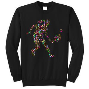 Pickleball Heart Color Tall Sweatshirt