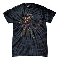 Pickleball Heart Color Tie-Dye T-Shirt