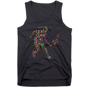 Pickleball Heart Color Tank Top