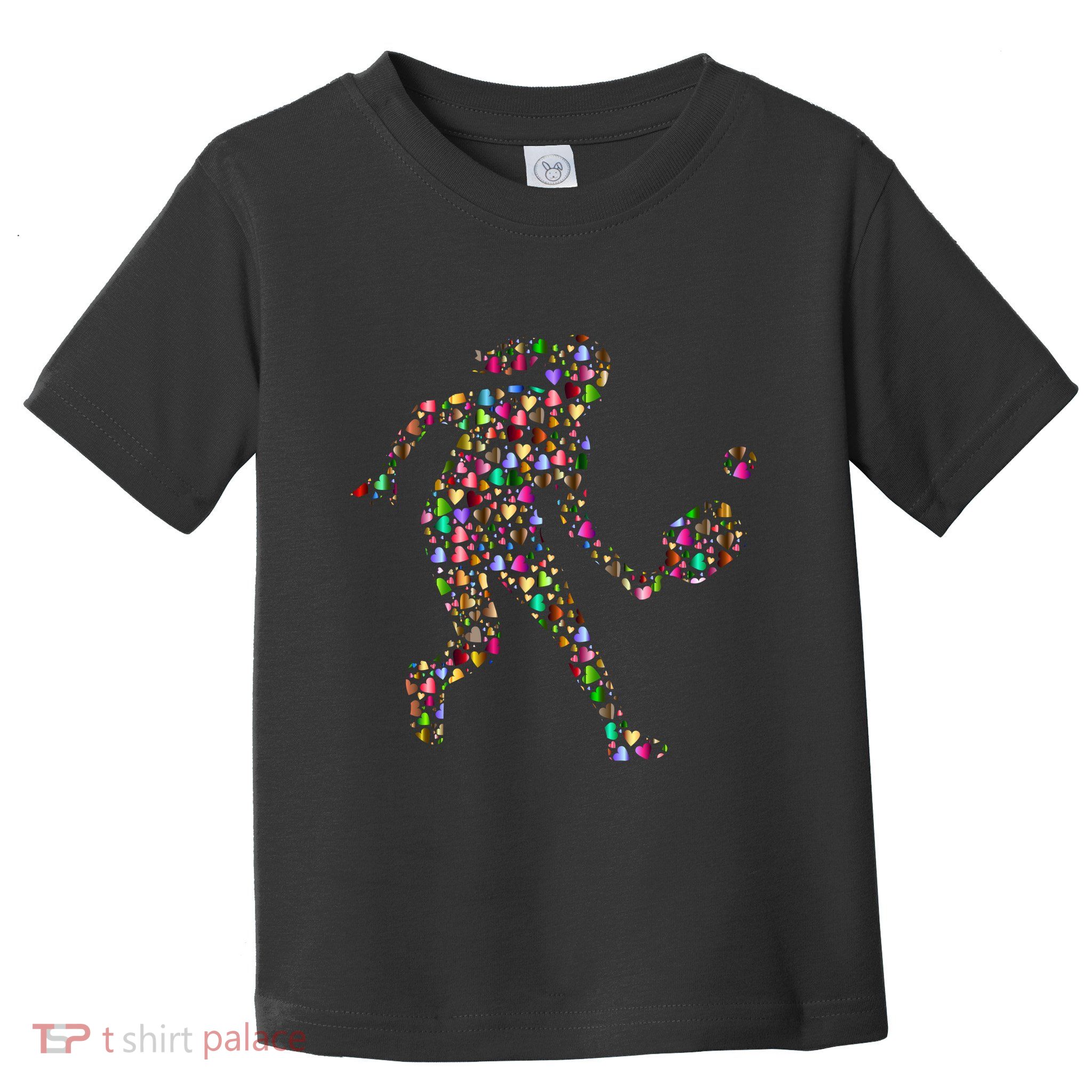 Pickleball Heart Color Toddler T-Shirt
