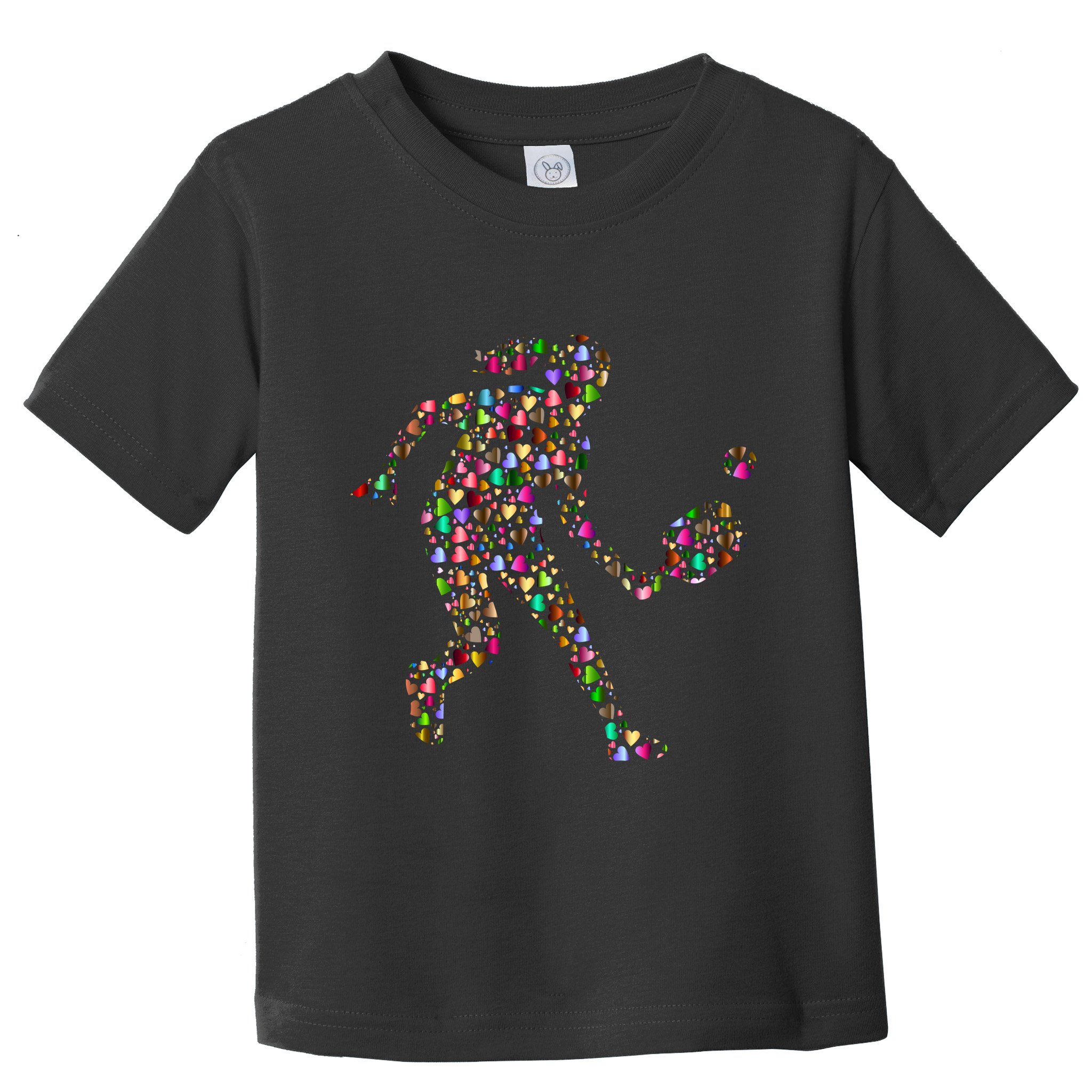 Pickleball Heart Color Toddler T-Shirt