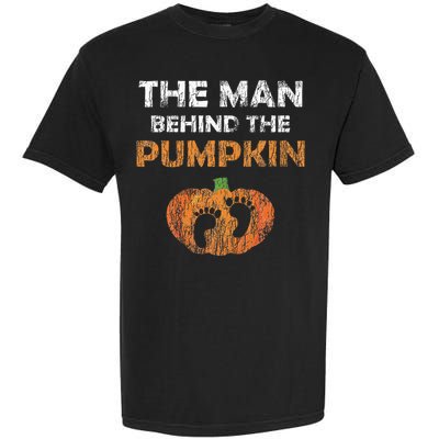 Pregnant Halloween Costume For Dad Expecting Lil Pumpkin Garment-Dyed Heavyweight T-Shirt