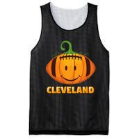 Pumpkin Halloween Costume Cleveland Football Cool Smile Face Mesh Reversible Basketball Jersey Tank