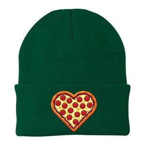 Pizza Heart Cute Valentines Day Knit Cap Winter Beanie