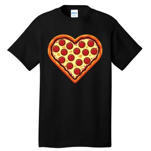 Pizza Heart Cute Valentines Day Tall T-Shirt