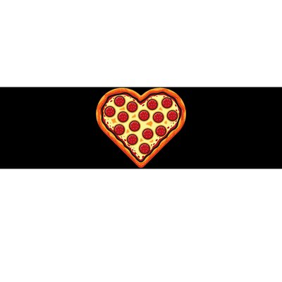 Pizza Heart Cute Valentines Day Bumper Sticker