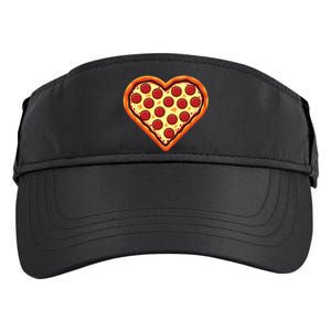 Pizza Heart Cute Valentines Day Adult Drive Performance Visor