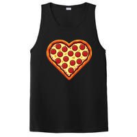 Pizza Heart Cute Valentines Day PosiCharge Competitor Tank