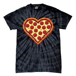 Pizza Heart Cute Valentines Day Tie-Dye T-Shirt