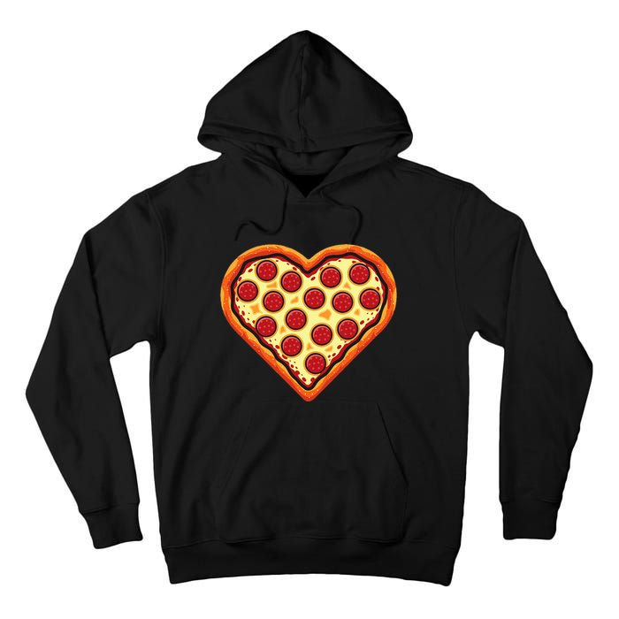 Pizza Heart Cute Valentines Day Tall Hoodie