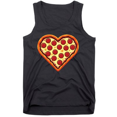 Pizza Heart Cute Valentines Day Tank Top