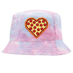 Pizza Heart Cute Valentines Day Tie-Dyed Bucket Hat