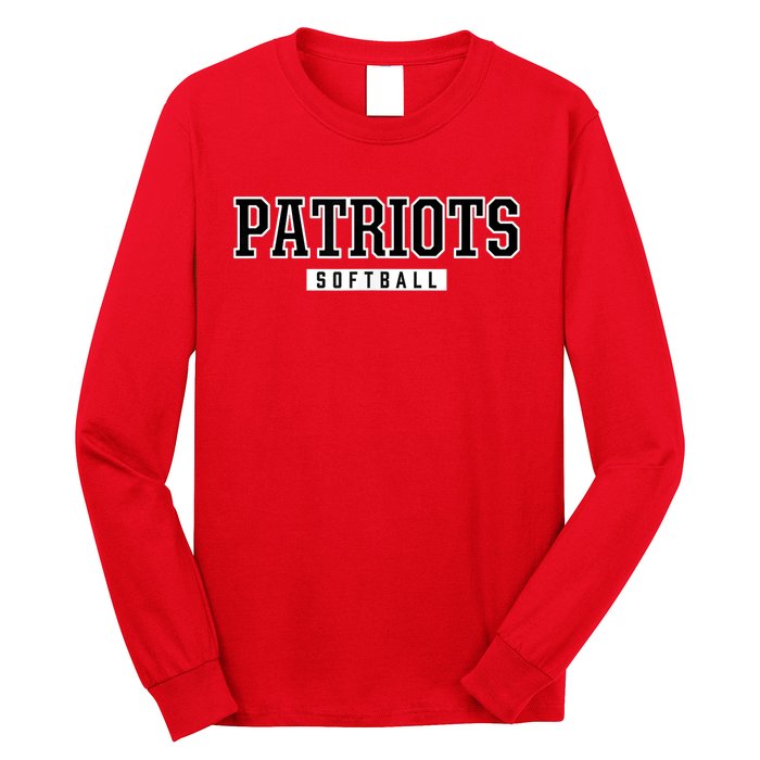 Patriots Henry County High School Softball Long Sleeve Shirt