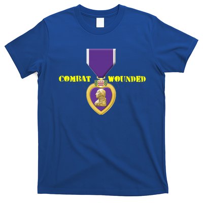 Purple Heart Combat Veteran Cool Gift T-Shirt