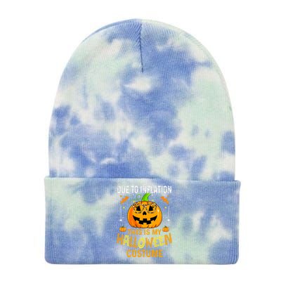 Pumpkin Halloween Costume Funny Halloween 2024 Tie Dye 12in Knit Beanie