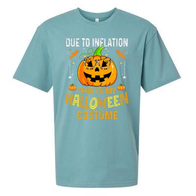 Pumpkin Halloween Costume Funny Halloween 2024 Sueded Cloud Jersey T-Shirt