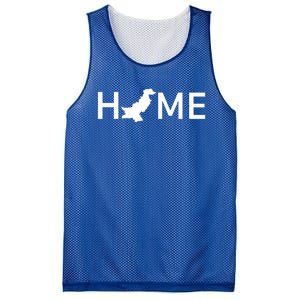 Pakistan Home Country Love Outline Silhouette Asia Funny Gift Mesh Reversible Basketball Jersey Tank