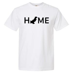 Pakistan Home Country Love Outline Silhouette Asia Funny Gift Garment-Dyed Heavyweight T-Shirt