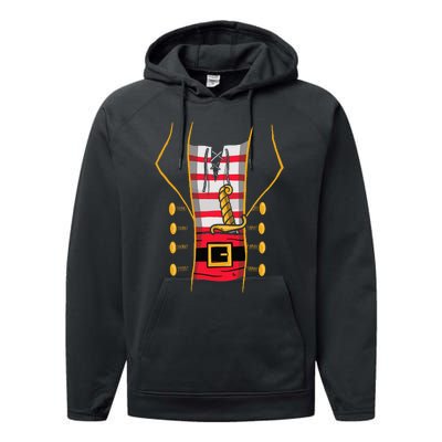 Pirate Halloween Costume Performance Fleece Hoodie