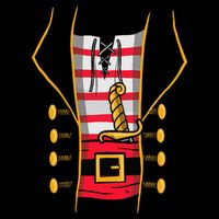Pirate Halloween Costume Cooling Performance Long Sleeve Crew