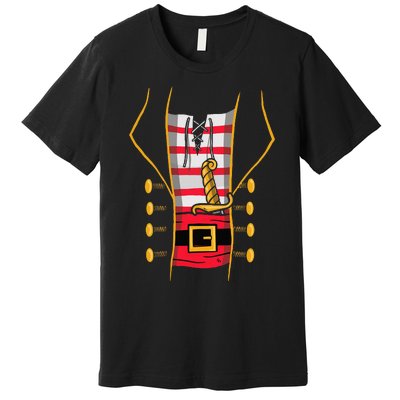 Pirate Halloween Costume Premium T-Shirt