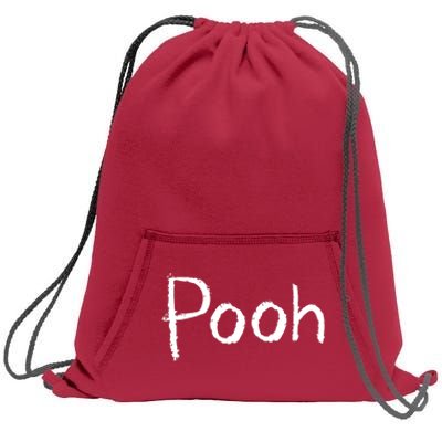 Pooh Halloween Costume Sweatshirt Cinch Pack Bag