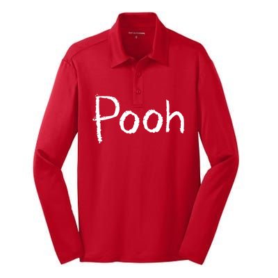 Pooh Halloween Costume Silk Touch Performance Long Sleeve Polo