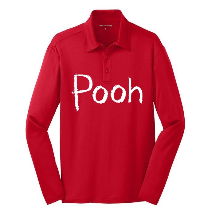 Pooh Halloween Costume Silk Touch Performance Long Sleeve Polo