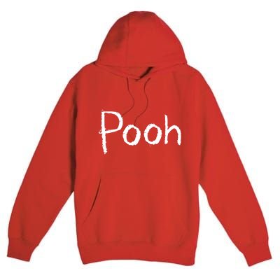 Pooh Halloween Costume Premium Pullover Hoodie