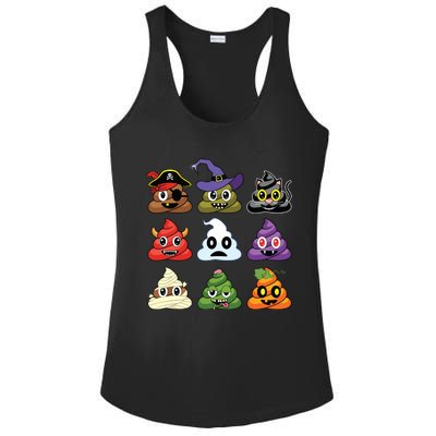 Poops Halloween Costumes Funny Ladies PosiCharge Competitor Racerback Tank