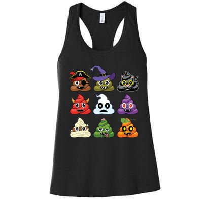 Poops Halloween Costumes Funny Women's Racerback Tank