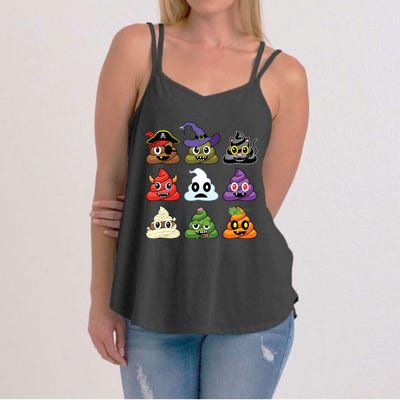 Poops Halloween Costumes Funny Women's Strappy Tank