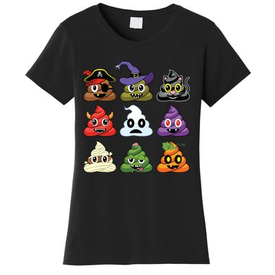 Poops Halloween Costumes Funny Women's T-Shirt