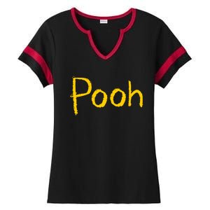 Pooh Halloween Costume Ladies Halftime Notch Neck Tee