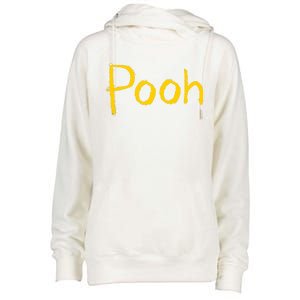 Pooh Halloween Costume Womens Funnel Neck Pullover Hood