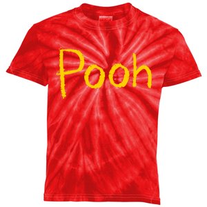 Pooh Halloween Costume Kids Tie-Dye T-Shirt