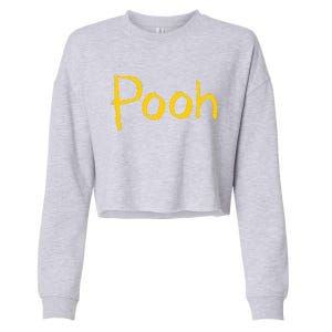 Pooh Halloween Costume Cropped Pullover Crew