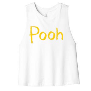 Pooh Halloween Costume Women's Racerback Cropped Tank