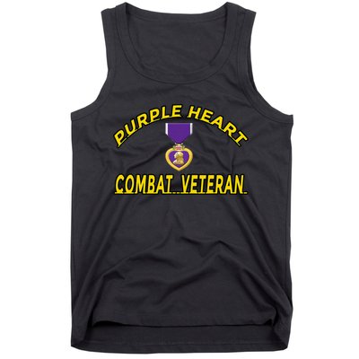 Purple Heart Combat Veteran Tank Top
