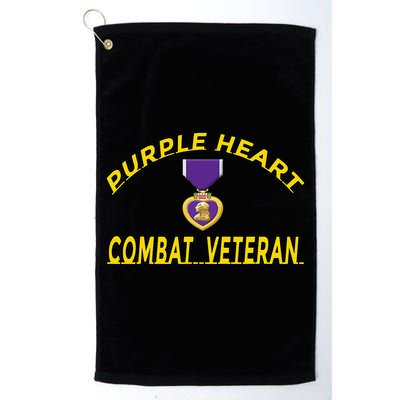 Purple Heart Combat Veteran Golf Towel