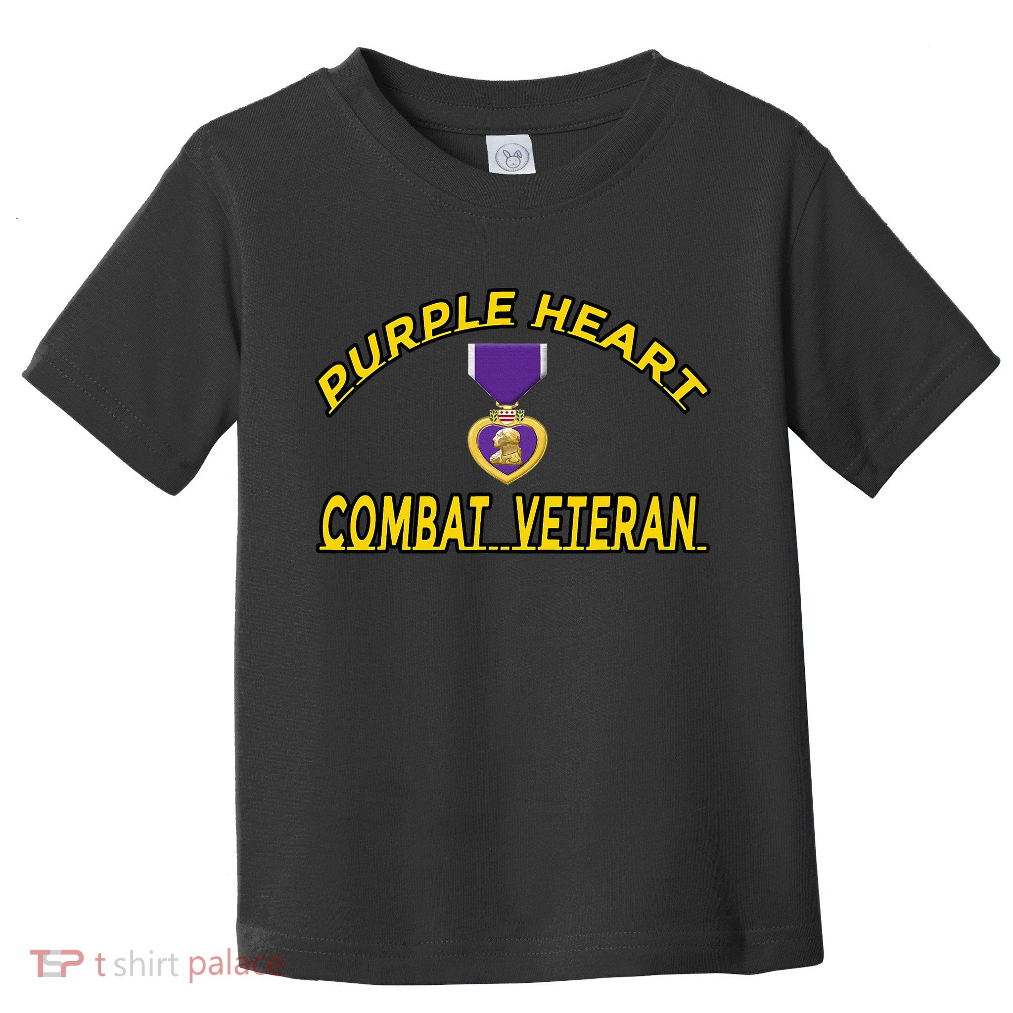Purple Heart Combat Veteran Toddler T-Shirt