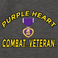 Purple Heart Combat Veteran Vector Backpack