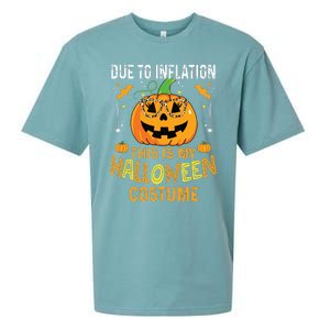 Pumpkin Halloween Costume Funny Halloween 2024 Sueded Cloud Jersey T-Shirt